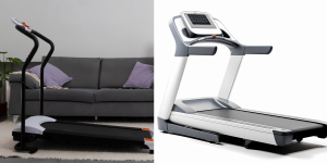 Une image de tapis de marche et d'un tapis de course