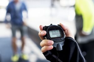 Chronomètre pour quelqu'un qui court